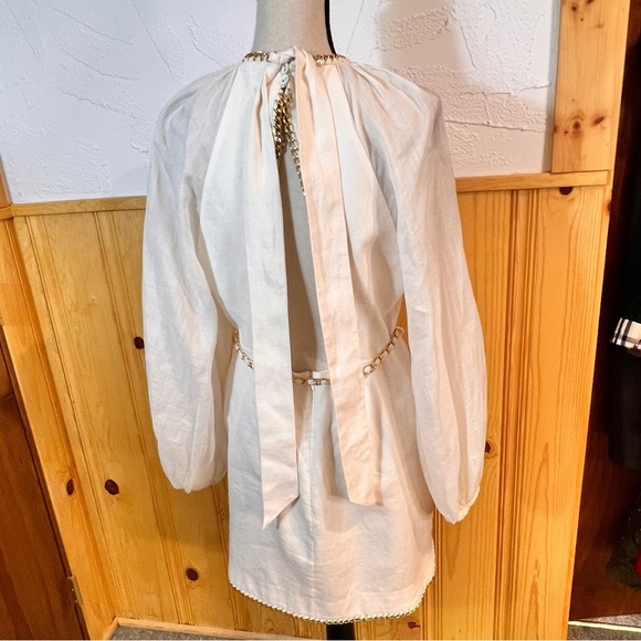 Zimmerman Rouleau Chain Mini Dress Sz-10 - Picture 7 of 16